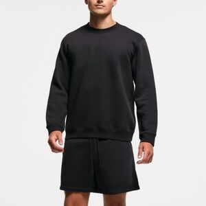 Skims fleece lounge classic crewneck sweatshirt
